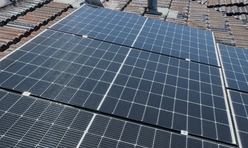 After Result Solar Panel Cleaning