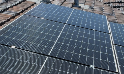 After Result Solar Panel Cleaning